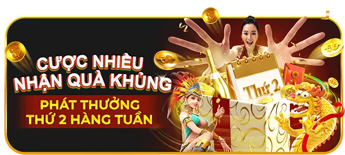 Thưởng nạp lại hàng tuần tại tot88
